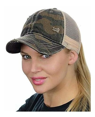 Ponycap Desordenada Alta Bun Ponytail Ajustable Gorro 2wm2a