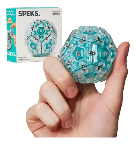 Speks Geode - Esfera Magnética Antiestrés, Juego De 12 Pi.