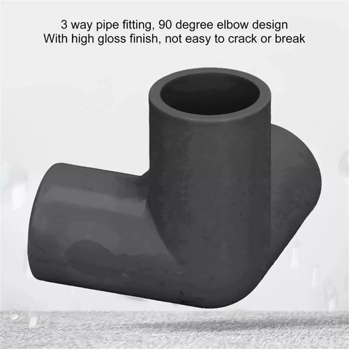 Conector De Tubo De Saída 10pcs 3vias Pvc Fitting Elbow 25mm