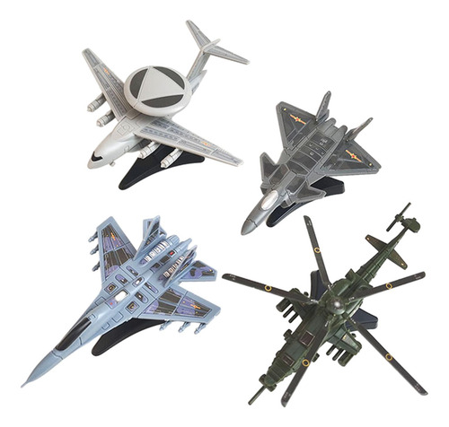4x Brinquedos De Avião Em Miniatura Diy Montar