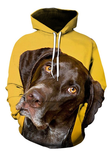 Sudadera Con Capucha Neutral Impresa Para Perros Mascotas 3d