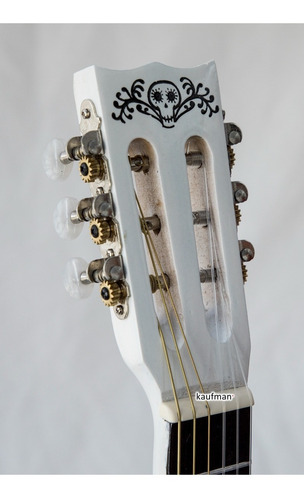 Imagen 4 de 5 de Guitarra Infantil 2/4 Diseño Coco Dia De Muertos 3-12 Años