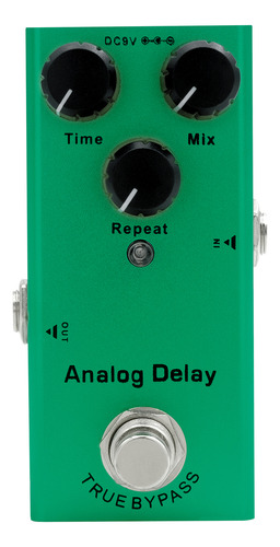 Miniguitarra Analógica De Un Solo Efecto Con Pedal (verde)