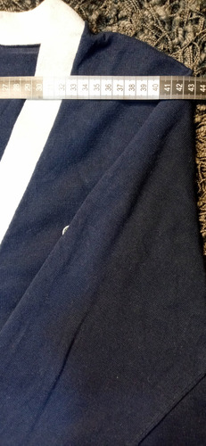 Suéter Lacoste Caballero De Algodón Azul Marino Talla M (Usado)