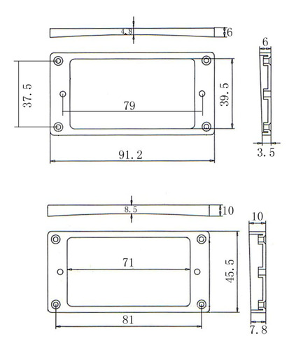 Humbucker Pickup Mounting