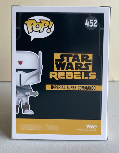 Funko Pop Imperial Super Commando 452 Star Wars Exclusivo