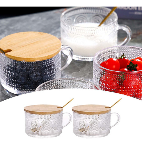 2x Taza De Agua De Vidrio, Vasos Para Beber, Cristalería B