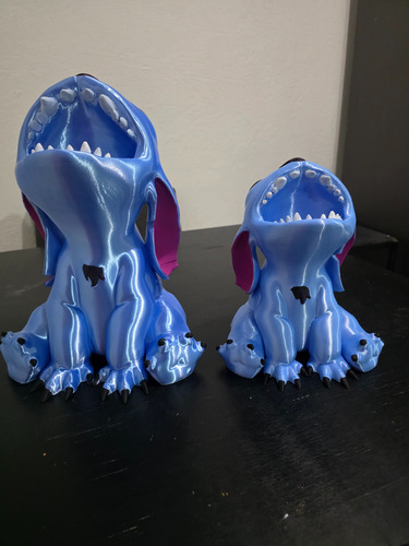 Palomera De Stich 35cm De Alto Impresión 3d Azul