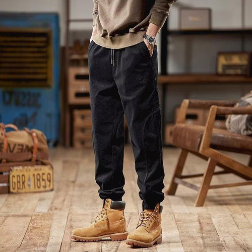 Pantalones Casuales De Moda Para Hombre Con Cintura Elástica
