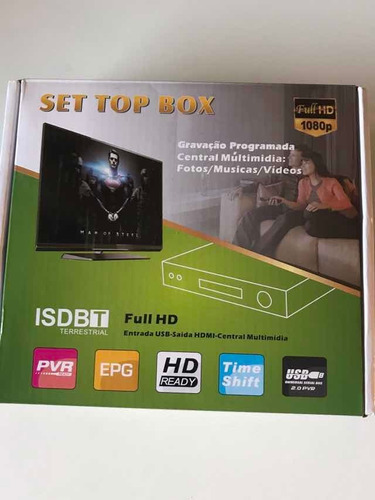 Conversor Digital Set Top Box Full Hd 1080p Isdbt