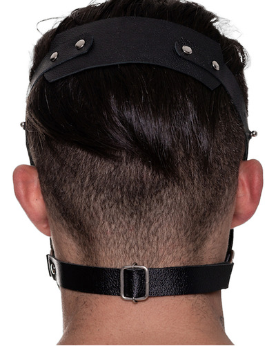 Imagem 3 de 3 de Mascara 100% Couro Com Detalhes Em Metal Sd Clothing