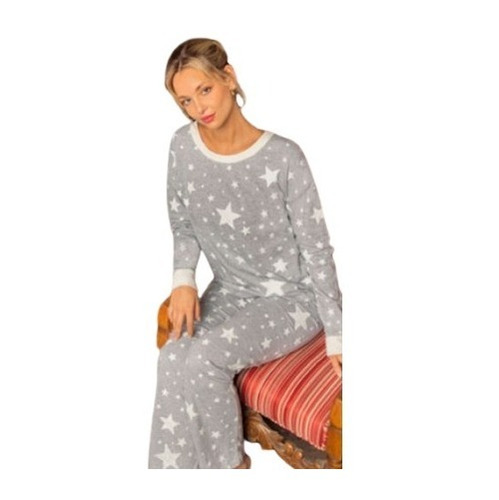 Pijama Estrellas Invierno Mujer Algodón Lencatex - 23364