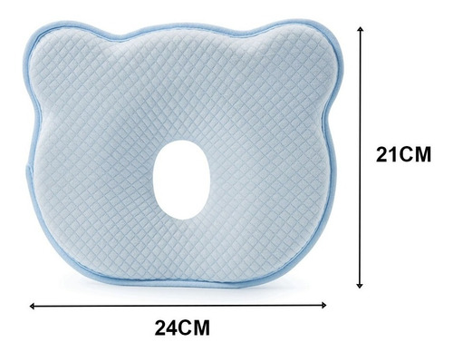 Almohada Para Bebe Memory Foam Para Prevenir Cabeza Plana