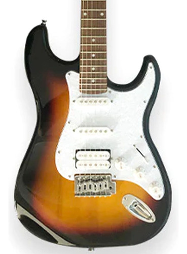 Caraya E-211 Bs Guitarra Eléctrica Sunburst Stratocaster