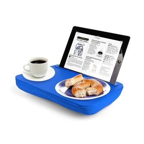 Base Para Tablets Y Desayuno Kikkerland Color Azul