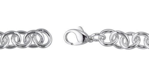 Ra De Dije - 10 Mm Cable Bracelet In Sterling Silver ( 7.5-i