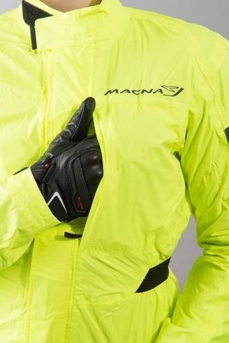 Imagen 9 de 10 de Campera Cordura Macna Furio Gris Claro-negro-gris Pardo