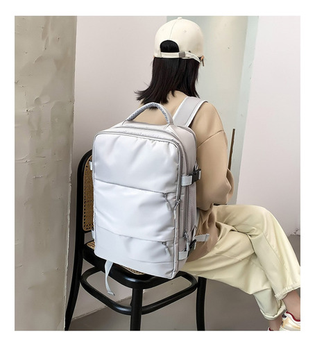 . Mochila De Viaje Impermeable De Gran Capacidad For Mujer W