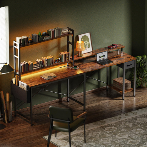 Escritorio Huuger Huuger marrón (rustic brown)