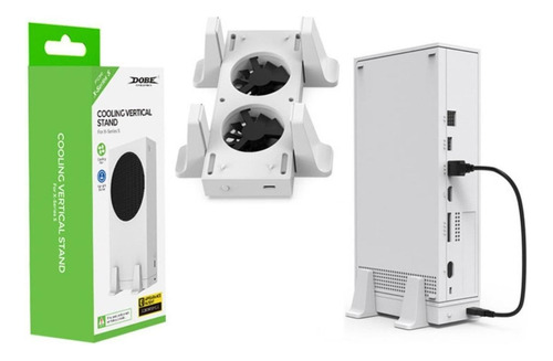 Dock Cooler Xbox Series S Duas Ventoinhas Refriamento Game