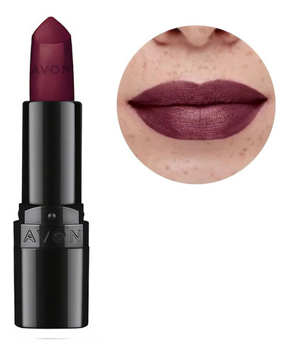 Batom Avon Ultramatte Com Vitamina E - Cor Cor Amora