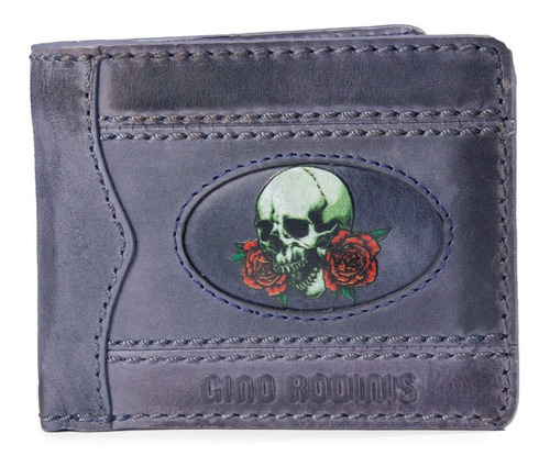 Billetera Coco Gino Rodinis 992.2 Calavera