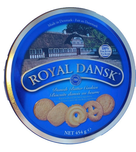 Lata Galletas Royal Dansk Danesas De Mantequilla 454g