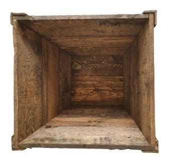 Imagen 4 de 4 de Maceta De Madera Tipo Jardinera De Cubo Jumbo