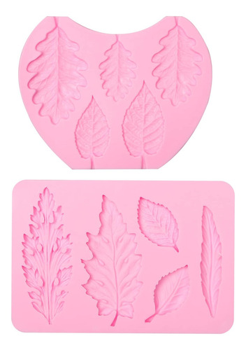 Moldes De Silicona Para Chocolate De Hoja De Mora, Molde De