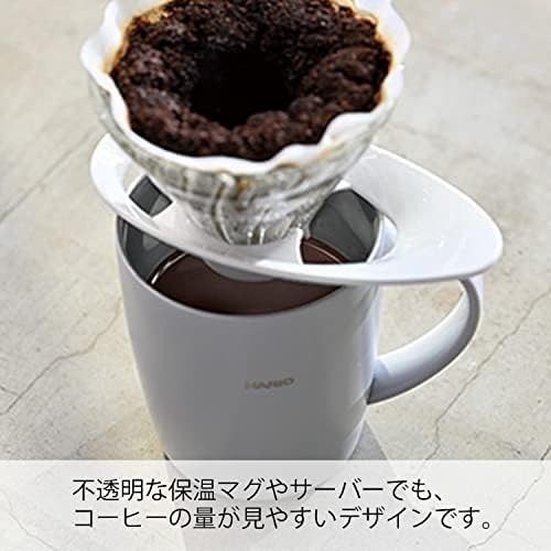 Hario Vdgr-02-w V60 Dripador De Transmisión De Vidrio Al 02