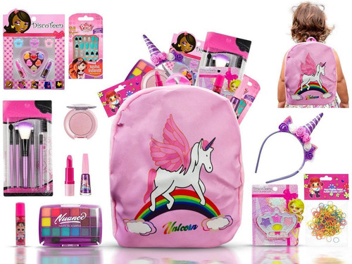 Kit De Maquiagem Infantil Completo Com Tiara +  Bz131