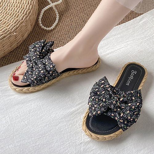 Zapatillas Con Forma De Lazo, Ropa De Abrigo De Moda Para Mu