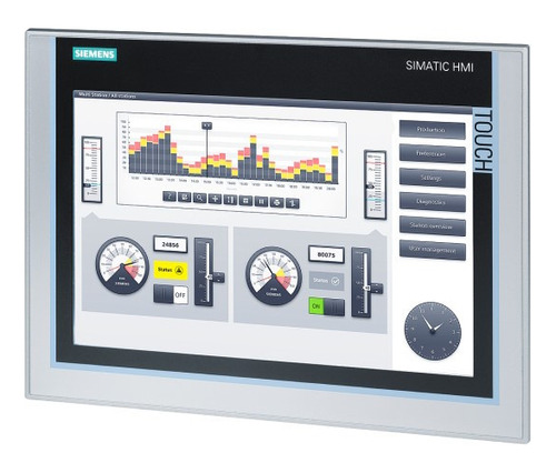 Pantalla Hmi Simatic12'' Táctil Siemens 6av2124-0mc01-0ax0