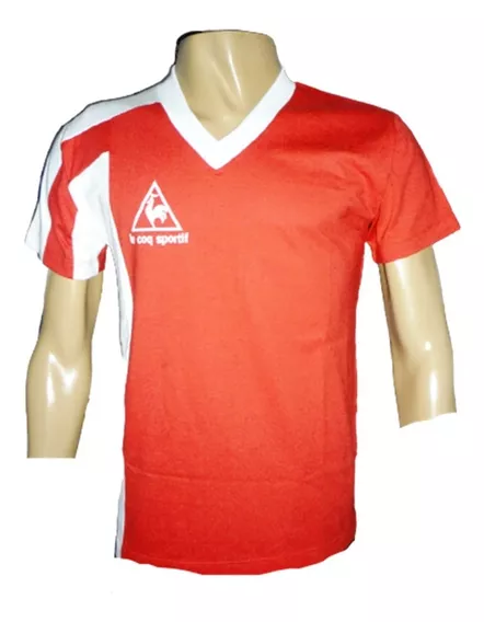 Remera Entrenamiento Seleccion Argentina Retro 1986 Roja