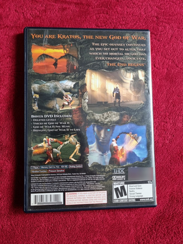 God Of War 2 Greatest Hits, Juego Multimedia Físico Para Ps2 (Usado)