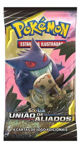 Box Pokémon 36 Booster Sol Lua União De Aliados