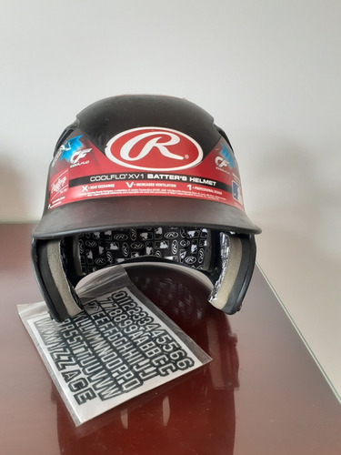 Casco Rawlings Coolflo Xv1 - Cfx1mas-r1 Srsize 7 1/4 - 7 3/4