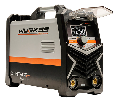 Soldadora Inversora Wurkss 250amp 110/220v 6013/7018 Mma/tig Color Negro y Blanco Frecuencia 50~60Hz