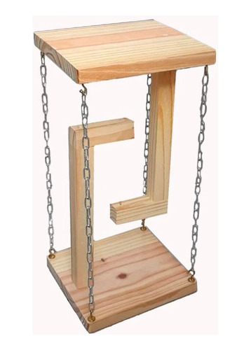 Mesa Arrime Ilusión Óptica Flotante Tensegridad Por Cadenas