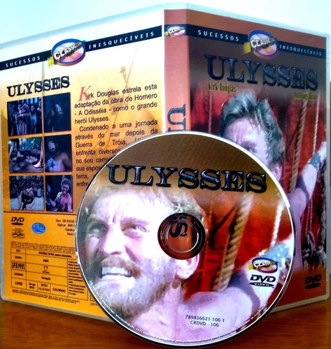 Dvd Ulysses-1954-novo-original