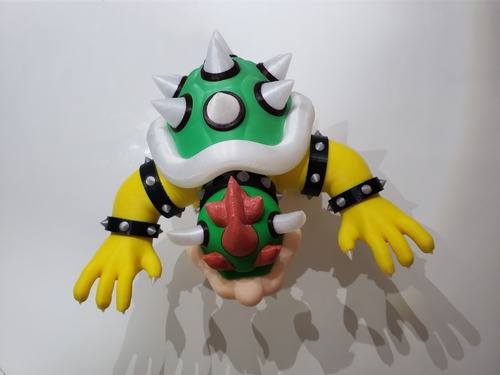 Figura Bowser Impresa 3d