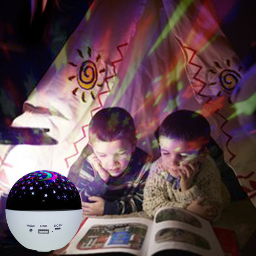 De Proyector Star Projector Galaxy Led Con Luz Nocturna,