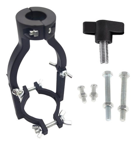 Adaptador De Broca Para Orificios Negro Con 5x Partes