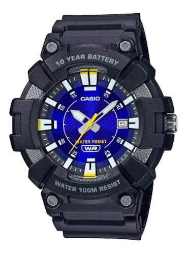 Reloj Casio De Hombre Mw-610h Wr 100m Calendario !.