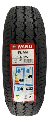 Pneu 185r14c Wanli 8 Lonas 102/100r Sl106 Carga Kombi R