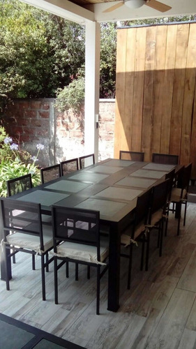 Comedor 12 Personas Fierro Para Terraza