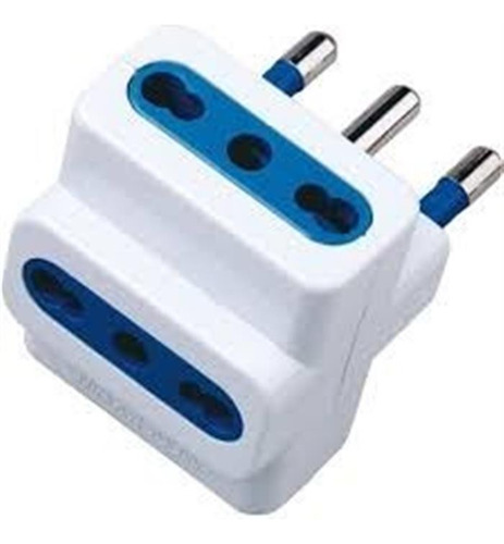 Pack 24 Adaptador Enchufe Triple Blanco Ladrón De Corriente