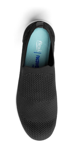 Imagen 6 de 7 de Tenis Flexi Dama 101302 Negro Casual