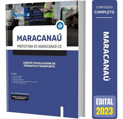 Apostila Maracanaú Ce - Agente Fiscalizador De Trânsito