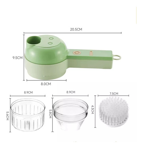 Cortador Vegetales Multifuncional Triturador Electrico